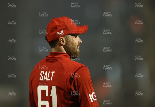 100925 - England v South Africa - 1st T20I - Phil Salt of England