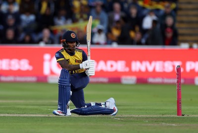 170926 - England v Sri Lanka - Men's Second International T20 - Pathum Nissanka of Sri Lanka batting