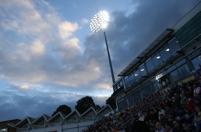 170926 - England v Sri Lanka - Men's Second International T20 - Floodlights at Sophia Gardens