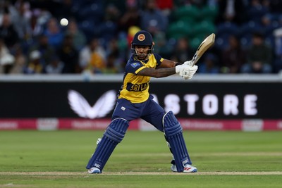 170926 - England v Sri Lanka - Men's Second International T20 - Pathum Nissanka of Sri Lanka batting