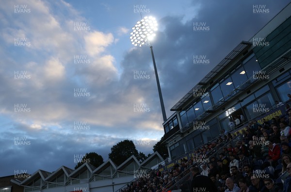 170926 - England v Sri Lanka - Men's Second International T20 - Floodlights at Sophia Gardens