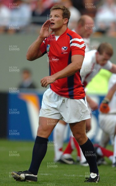 08.09.07 - England v USA - Rugby World Cup 2007 - France - USA's Mike Hurcus 