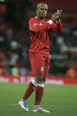 06.09.11 -  England v Wales -UEFA Euro 2012 Qualifier Group G ....  Wales' Robert Earnshaw who missed an opportunity to equalize for Wales. 