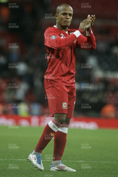 06.09.11 -  England v Wales -UEFA Euro 2012 Qualifier Group G ....  Wales' Robert Earnshaw who missed an opportunity to equalize for Wales. 