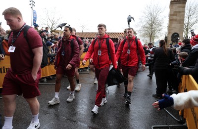 070226 - England v Wales - Guinness Six Nations - Alex Mann of Wales arrives at the stadium