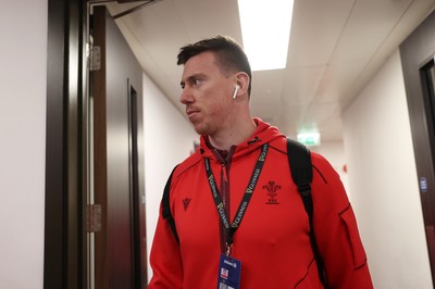 070226 - England v Wales - Guinness Six Nations - Adam Beard of Wales arrives at the stadium