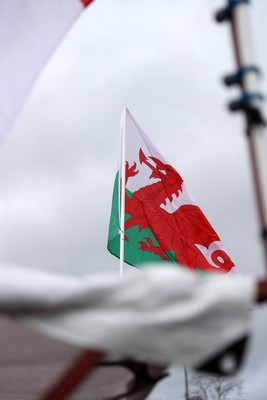 070226 - England v Wales - Guinness Six Nations - Fans outside the stadium