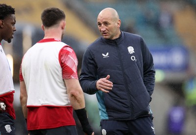 070226 - England v Wales - Guinness Six Nations - England Head Coach Steve Borthwick 