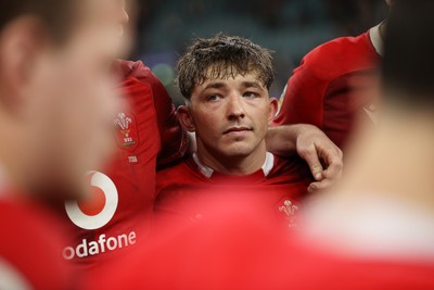 070226 - England v Wales - Guinness Six Nations - Dan Edwards of Wales at full time