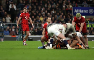 070226 - England v Wales - Guinness Six Nations - Mason Grady of Wales 