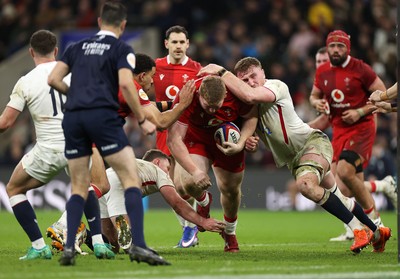 070226 - England v Wales - Guinness Six Nations - Rhys Carre of Wales 