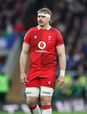 070226 - England v Wales, 2026 Guinness Six Nations -  Aaron Wainwright of Wales