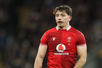 070226 - England v Wales, 2026 Guinness Six Nations -  Dan Edwards of Wales