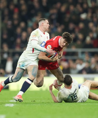 070226 - England v Wales, 2026 Guinness Six Nations - Eddie James of Wales