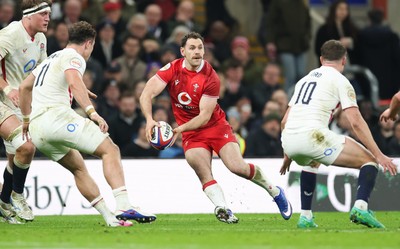 070226 - England v Wales, 2026 Guinness Six Nations - Tomos Williams of Wales