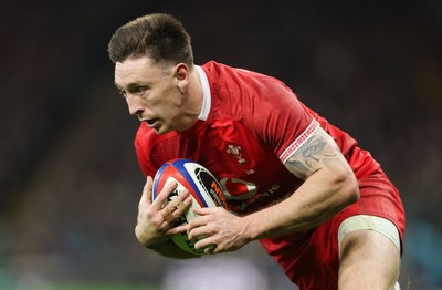 070226 - England v Wales, 2026 Guinness Six Nations - Josh Adams of Wales