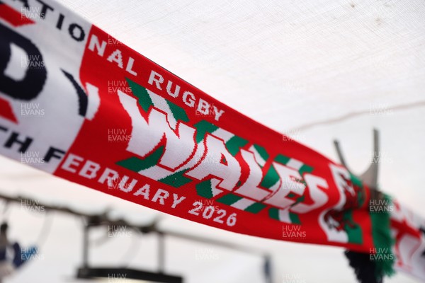 070226 - England v Wales - Guinness Six Nations - Fans outside the stadium