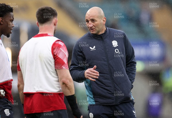 070226 - England v Wales - Guinness Six Nations - England Head Coach Steve Borthwick 