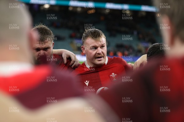 070226 - England v Wales - Guinness Six Nations - Dewi Lake of Wales at full time