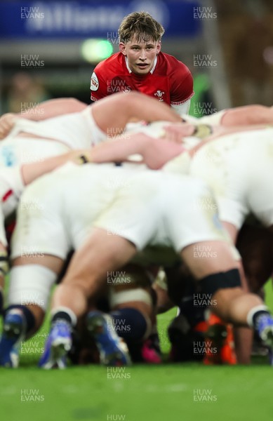 070226 - England v Wales, 2026 Guinness Six Nations - Ellis Mee of Wales