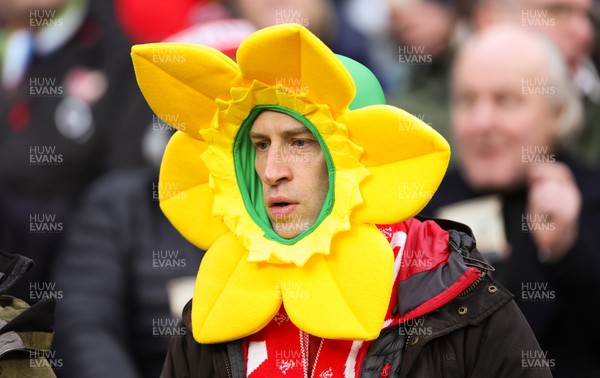 070226 - England v Wales, 2026 Guinness Six Nations - Wales fans at the match