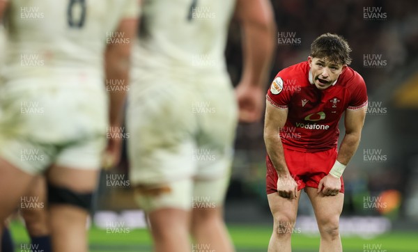 070226 - England v Wales, 2026 Guinness Six Nations -  Dan Edwards of Wales