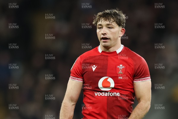 070226 - England v Wales, 2026 Guinness Six Nations -  Dan Edwards of Wales