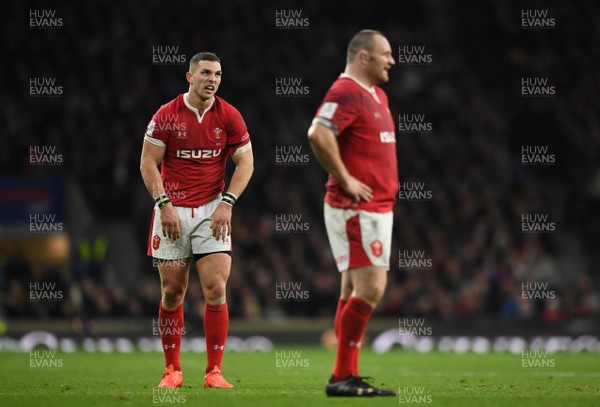 070320 - England v Wales - Guinness Six Nations - George North and Ken Owens of Wales look dejected