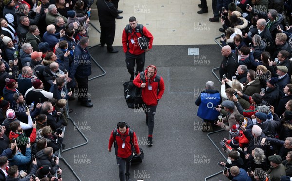 070320 - England v Wales - Guinness 6 Nations Championship - Alun Wyn Jones of Wales Wales arrives at the stadium
