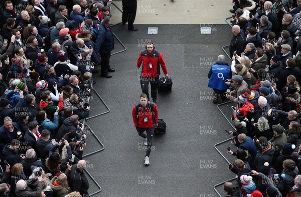 070320 - England v Wales - Guinness 6 Nations Championship - Liam Williams of Wales arrives at the stadium