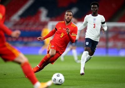 081020 - England v Wales - International Friendly -  Tyler Roberts of Wales