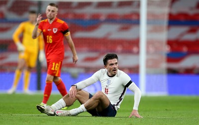 081020 - England v Wales - International Friendly -  Jack Grealish of England