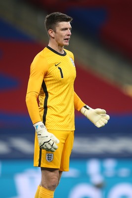 081020 - England v Wales - International Friendly -  Nick Pope of England