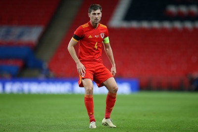 081020 - England v Wales - International Friendly - Ben Davies of Wales