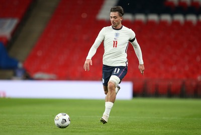 081020 - England v Wales - International Friendly - Jack Grealish of England