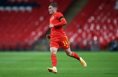 081020 - England v Wales - International Friendly - Connor Roberts of Wales