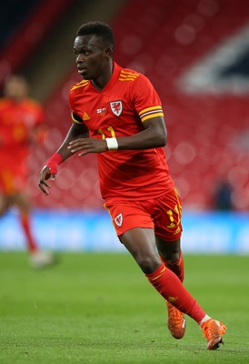 081020 - England v Wales - International Friendly - Rabbi Matondo of Wales