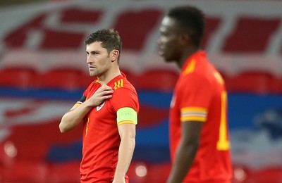 081020 - England v Wales - International Friendly - Ben Davies of Wales