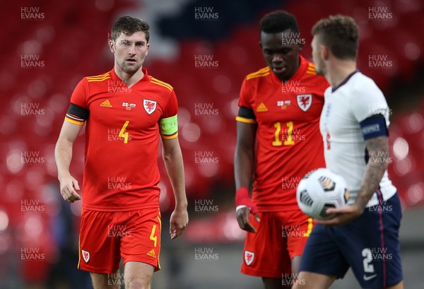 081020 - England v Wales - International Friendly - Ben Davies of Wales