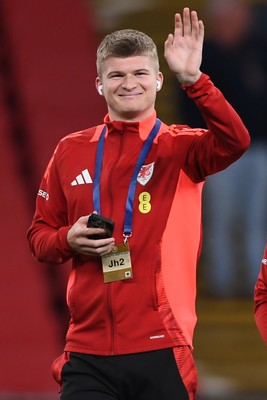 091025 - England v Wales -  International Friendly - Jordan James of Wales arrives at the stadium to take in their surroundings head of the match