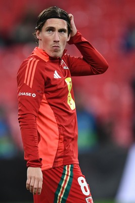 091025 - England v Wales - International Friendly - Harry Wilson of Wales