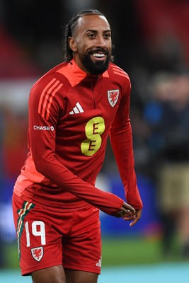 091025 - England v Wales - International Friendly - Sorba Thomas of Wales
