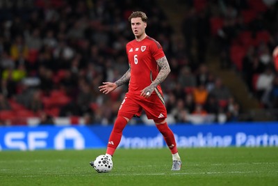 091025 - England v Wales - International Friendly - Joe Rodon of Wales