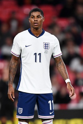 091025 - England v Wales - International Friendly - Marcus Rashford of England