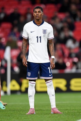 091025 - England v Wales - International Friendly - Marcus Rashford of England