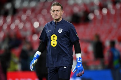 091025 - England v Wales - International Friendly - Jordan Pickford of England