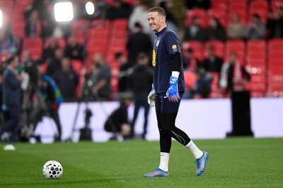 091025 - England v Wales - International Friendly - Jordan Pickford of England