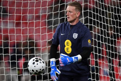 091025 - England v Wales - International Friendly - Jordan Pickford of England