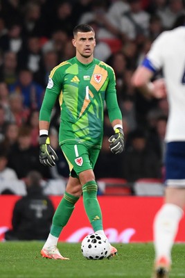 091025 - England v Wales - International Friendly - Karl Darlow of Wales