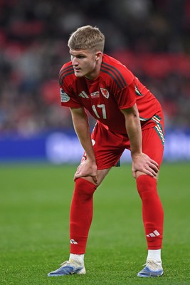 091025 - England v Wales - International Friendly - Jordan James of Wales